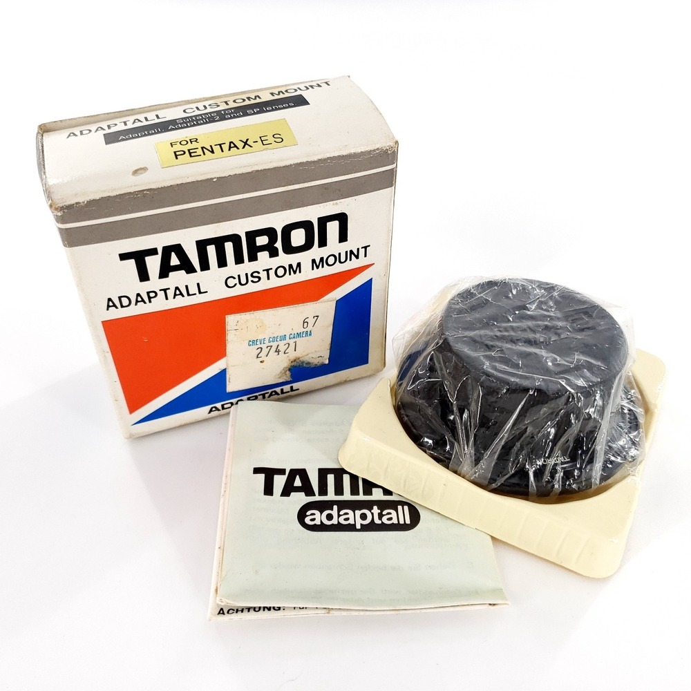 Tamron Adaptall Custom Mount for Pentax ES SP Lenses New Open Box NOS